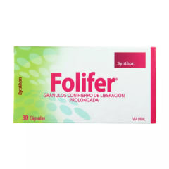 FOLIFER X 30 CAPSULAS