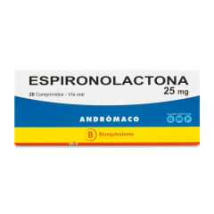 ESPIRONOLACTONA 25 MILIGRAMOS X 20 COMPRIMIDOS BIOEQUIVALENTE