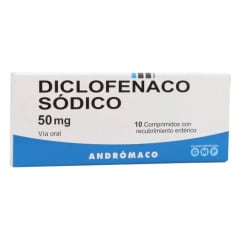 DICLOFENACO 50 MILIGRAMOS X 10 COMPRIMIDOS