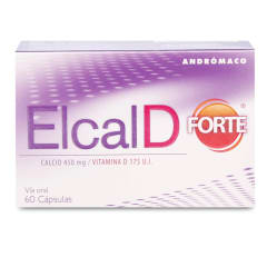 ElCAL D FORTE CALCIO 450 MILIGRAMOS + VITAMINA D X 60 CAPSULAS