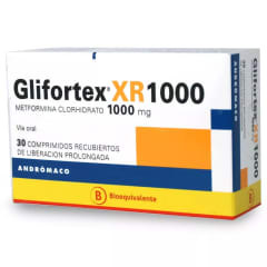 GLIFORTEX XR 1 GRAMO X 30 COMPRIMIDOS