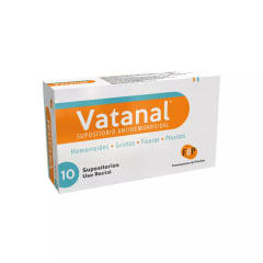 VATANAL USO RECTAL X 10 SUPOSITORIOS