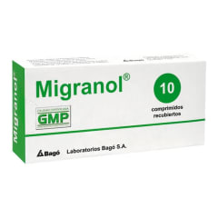 MIGRANOL X 10 COMPRIMIDOS