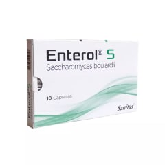 ENTEROL S X 10 CAPSULAS