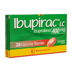 IBUPIRAC LC 400 MILIGRAMOS X 20 CAPSULAS