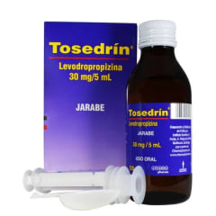 TOSEDRIN JARABE 30 MILIGRAMOS/5 MILILITROS X 120 MILILITROS
