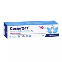 GESIPROCT CREMA RECTAL X 30 GRAMOS