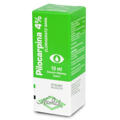 PILOCARPINA SOLUCION OFTALMICA 4% X 10 MILILITROS