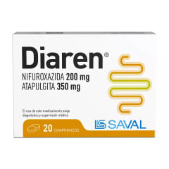 DIAREN X 20 COMPRIMIDOS
