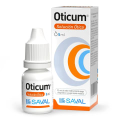 OTICUM SOLUCION OTICA X 5 MILILITROS