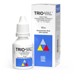 TRIO VAL SUSPENSION ORAL GOTAS X 15 MILILITROS
