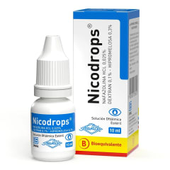 NICODROPS SOLUCION OFTALMICA X 10 MILILITROS