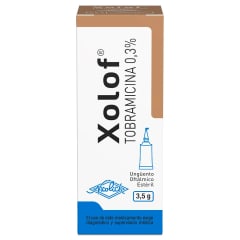 XOLOF UNGÜENTO OFTALMICO 0,3% X 3,5 GRAMOS