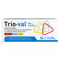 TRIO VAL DIA Y NOCHE X 20 COMPRIMIDOS