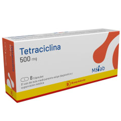 TETRACICLINA 500 MILIGRAMOS X 8 CAPSULAS