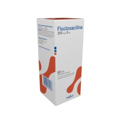 FLUCLOXACILINA JARABE 250 MILIGRAMOS/5 MILILITROS X 60 MILILITROS