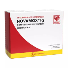 NOVAMOX 1 GRAMO X 14 COMPRIMIDOS