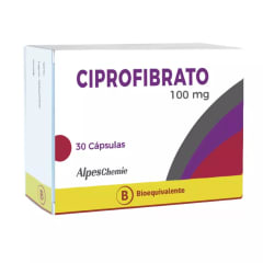 CIPROFIBRATO 100 MILIGRAMOS X 30 CAPSULAS