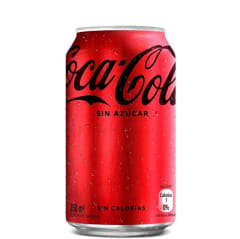 COCA COLA SIN AZUCAR X 350 MILILITROS