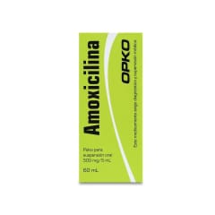 AMOXICILINA SUSPENSION ORAL 500 MILIGRAMOS/5 MILILITROS X 60 MILILITROS - OPKO