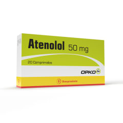 ATENOLOL 50 MILIGRAMOS X 20 COMPRIMIDOS