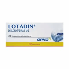 LOTADIN 5 MILIGRAMOS X 30 COMPRIMIDOS BIOEQUIVALENTE