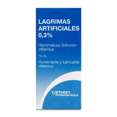 LAGRIMAS ARTIFICIAL SOLUCION OFTALMICA 0,3% X 15 MILILITROS
