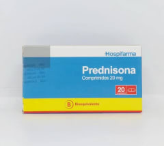 PREDNISONA 20 MILIGRAMOS X 20 COMPRIMIDOS