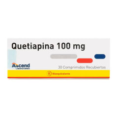 QUETIAPINA 100 MILIGRAMOS X 30 COMPRIMIDOS BIOEQUIVALENTE