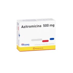 AZITROMICINA 500 MILIGRAMOS X 6 UNIDADES