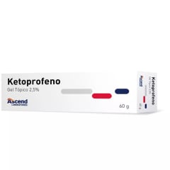 KETOPROFENO GEL TOPICO 2,5% X 60 GRAMOS