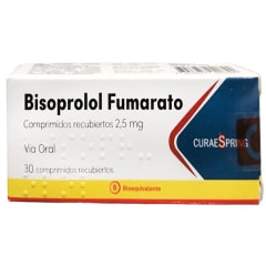 BISOPROLOL 2,5 MILIGRAMOS X 30 COMPRIMIDOS