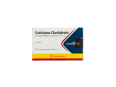 CETIRIZINA 10 MILIGRAMOS X 30 COMPRIMIDOS