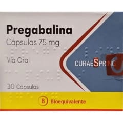PREGABALINA 75 MILIGRAMOS X 30 CAPSULAS