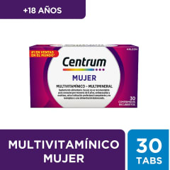 CENTRUM MUJER X 30 COMPRIMIDOS RECUBIERTOS