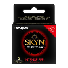 PRESERVATIVOS SKYN INTENSE FEEL X 3 UNIDADES