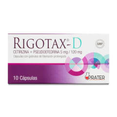 RIGOTAX-D X 10 CAPSULAS BIOEQUIVALENTE
