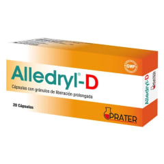 ALLEDRYL-D  120 MILIGRAMOS X 20 CAPSULAS