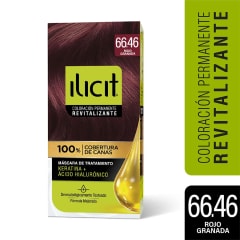 TINTE PELO ILICIT 66/46 ROJO GRANADA X 45 GRAMOS