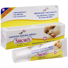 SIMONDS LANOLINA CREMA MEDICA NATURAL PEZON X 15 GRAMOS
