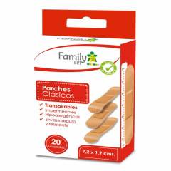 PARCHE CURITA CLASICO COLOR PIEL X 20 UNIDADES