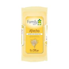 JABON GLICERINA AFRECHO 100 GRAMOS X 3 UNIDADES