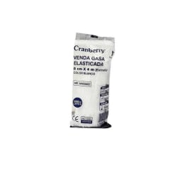 VENDA GASA ELASTICADA CRANBERRY 8 CENTIMETROS X 4 METROS X 2 UNIDADES