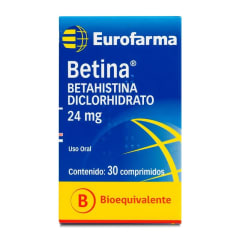 BETINA 24 MILIGRAMOS X 30 COMPRIMIDOS BIOEQUIVALENTE