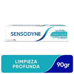 PASTA DENTAL SENSODYNE LIMPIEZA PROFUNDA X 90 GRAMOS