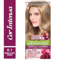 TINTE PELO GARNIER COR INTENSA 8.1 RUBIO CLARO CENIZA X 1 UNIDAD