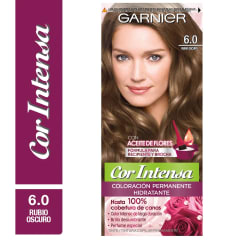 TINTE PELO GARNIER COR INTENSA 6.0 RUBIO OSCURO X 1 UNIDAD