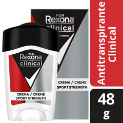 REXONA CLINICAL MEN SPORT STRENGTH DESODORANTE BARRA X 48 GRAMOS