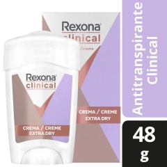 REXONA CLINICAL WOMAN EXTRA DRY DESODORANTE BARRA X 48 GRAMOS