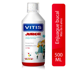 ENJUAGUE BUCAL JUNIOR TUTTI FRUTTI VITIS X 500 MILILITROS